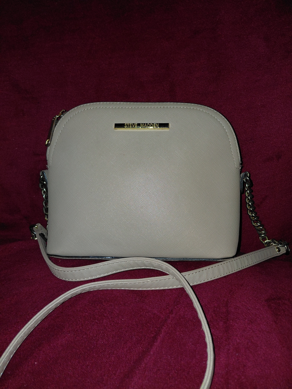 Steve Madden Beige Crossbody Bag